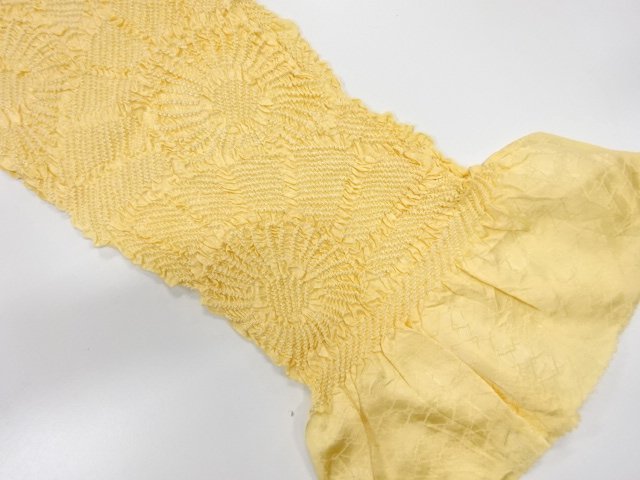JAPANESE KIMONO / OBIAGE / SILK / SHIBORI